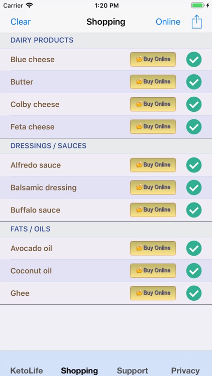 KetoLife Allowable Food List screenshot-5