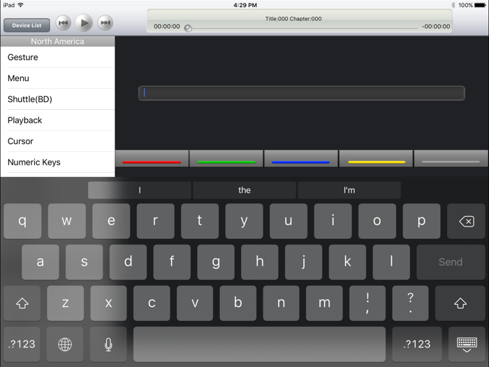 Panasonic Blu-ray Remote 2012