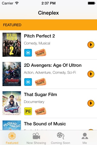 Cineplex Australia screenshot 2