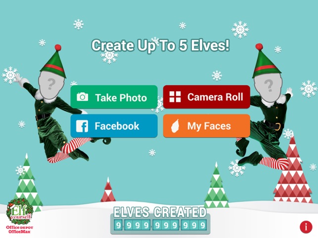 elfyourself by office depot on the app store elves christmas songs