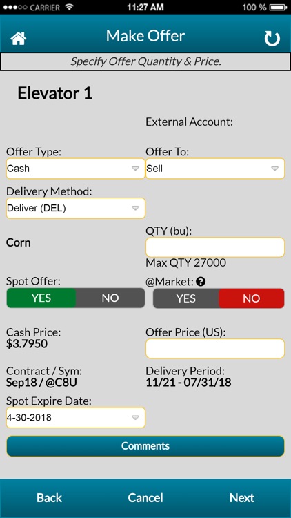 Valero: Grain Marketing Portal screenshot-3