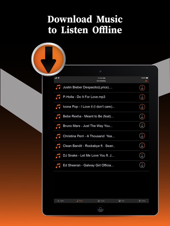 Offline Music Player Pro Screenshots