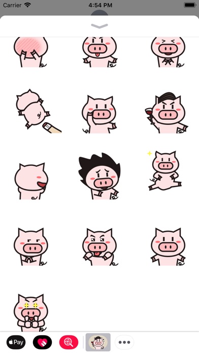 Little Pig Animated Stickers screenshot 2