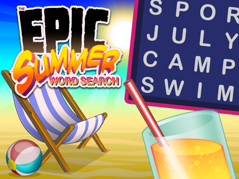 Epic Summer Word Search - giant wordsearch puzzle - náhled