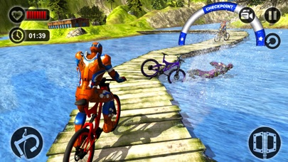 Offroad Superhero Bicycle Race screenshot 3