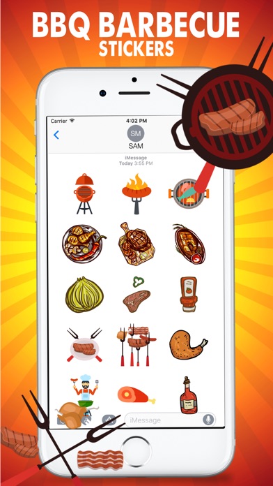 Barbecue Love Stickers screenshot 3
