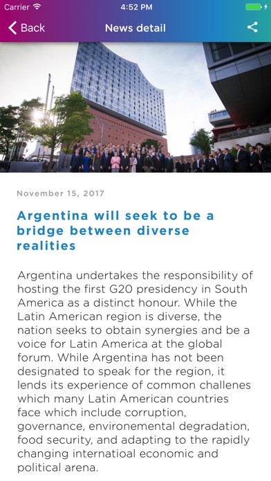 G20 Argentina 2018 screenshot 3