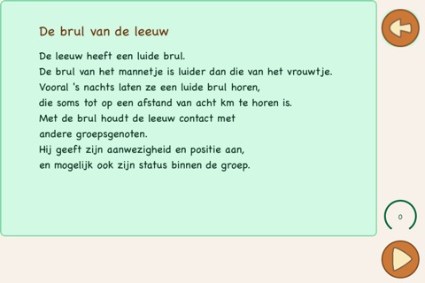 Begrijpend lezen; De savanne screenshot 2