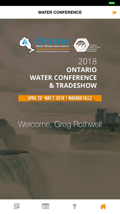 2018 Ontario Water Conference screenshot 2