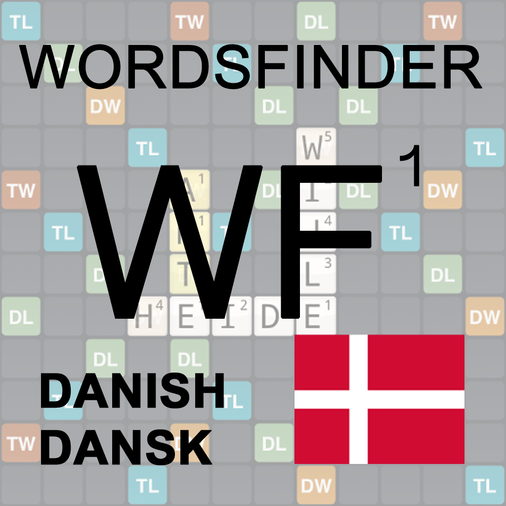Dansk Words Finder Wordfeud App Icon