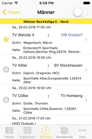 VfB Driedorf Handball screenshot 2