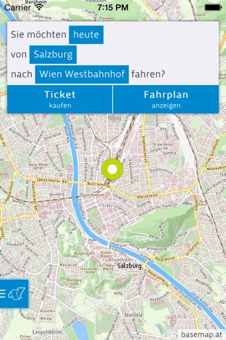 WESTbahn screenshot 2
