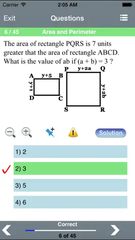 Game screenshot SAT Math Lite hack