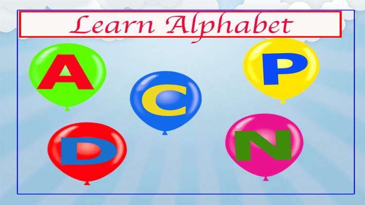 Ballon Pop ABC Learning