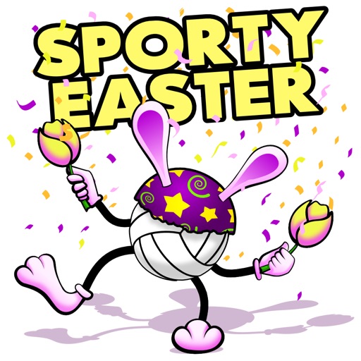 Easter Volleyball Stickers icon