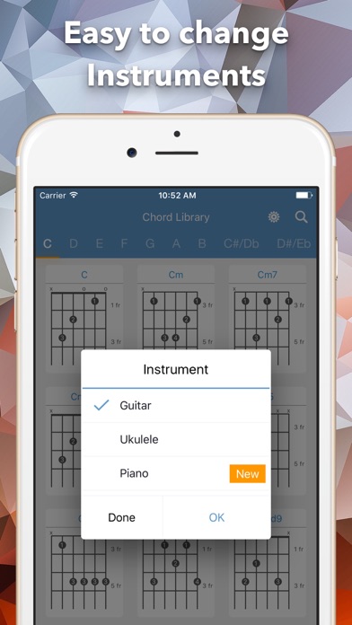 Chord Library - Guitar, Ukulele And Piano Chord screenshot 2