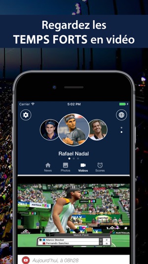 Tennis Addict : vidéos, alertes(圖2)-速報App