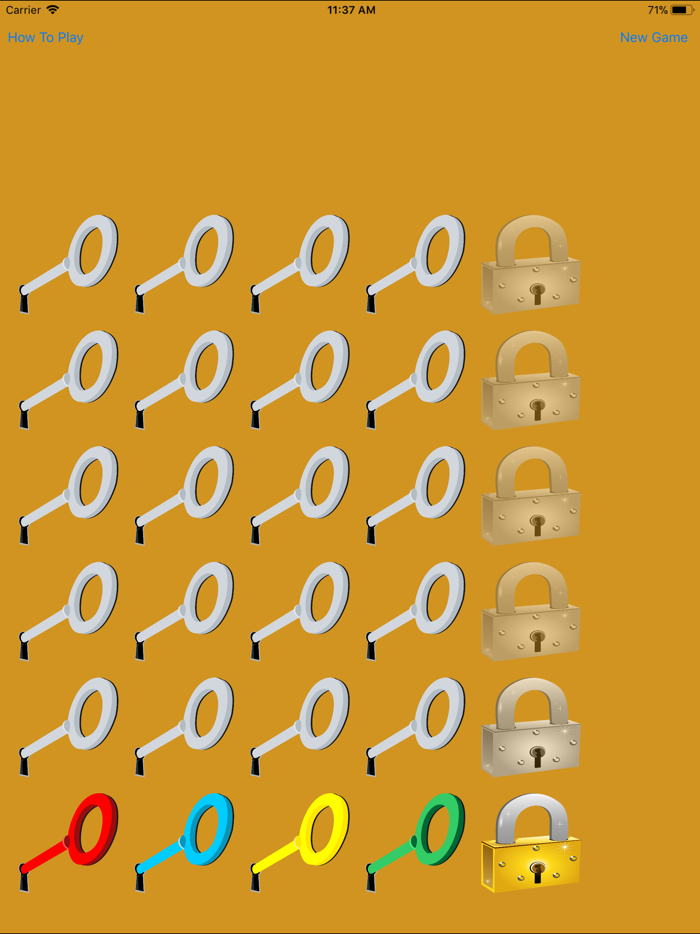 Unlock it with right Keys