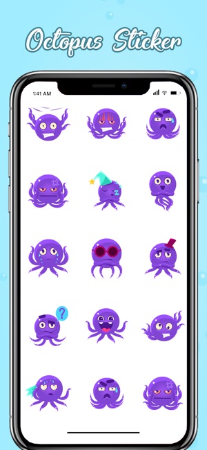 Adorable Octopus Stickers(圖2)-速報App