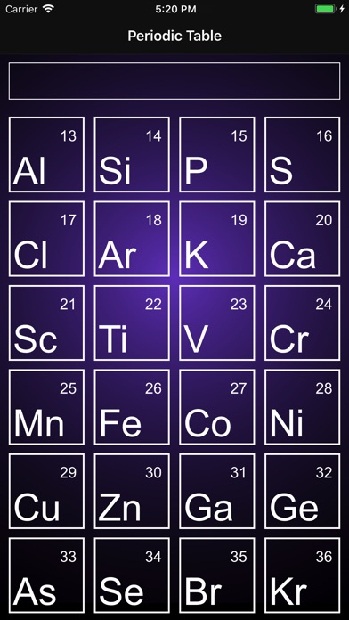 PeriodicTable Light screenshot 2