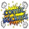 Comic stickres
