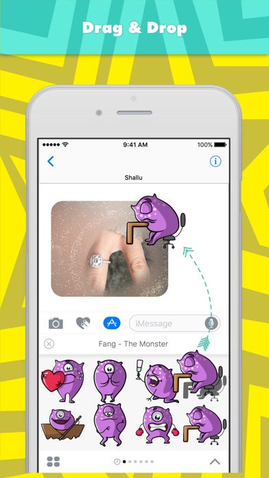 Fang - The Monster stickers screenshot 3