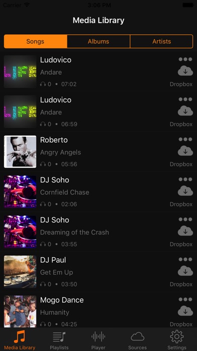 Cloud Music Player - Enjoy your Music offline screenshot 2