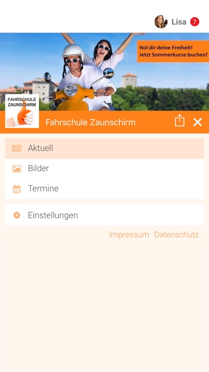 Fahrschule Zaunschirm