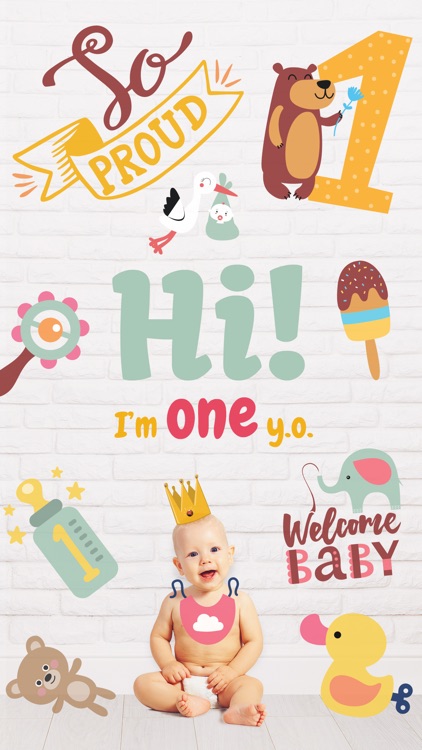 Lil Pics: Baby Milestones & Pregnancy Photo Editor screenshot-0