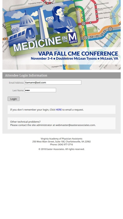 VAPA 2018 Fall Conference