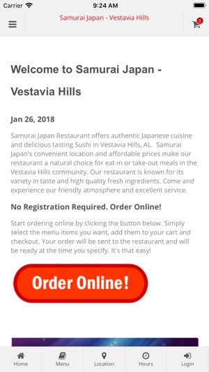 Samurai Japan - Vestavia Hills(圖1)-速報App