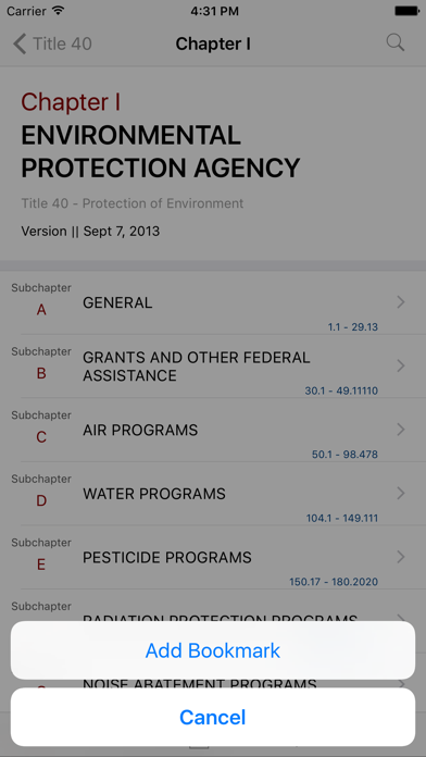 How to cancel & delete 40 CFR - Protection of Environment (LawStack Ser.) from iphone & ipad 3