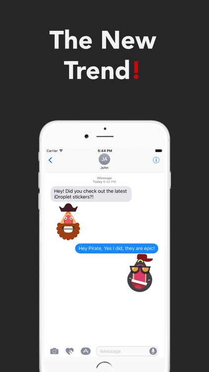 iDroplets - Say it with a sticker!