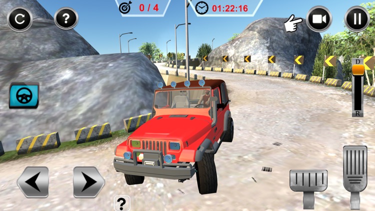 Off-Road Jeep Mountain Driver