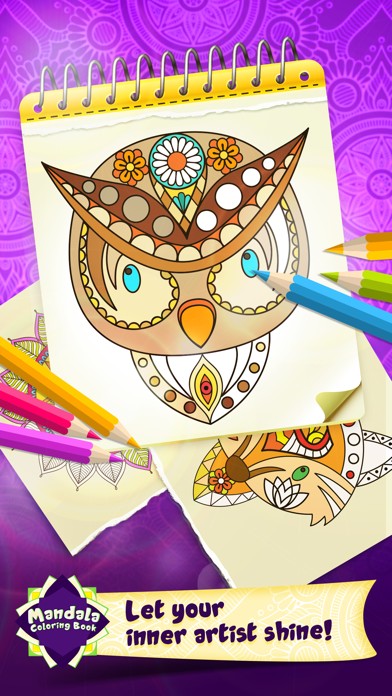 How to cancel & delete Mandala Draw Coloring Book from iphone & ipad 3