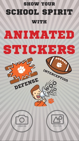 Clemson Tigers Animated Selfie Stickers(圖1)-速報App