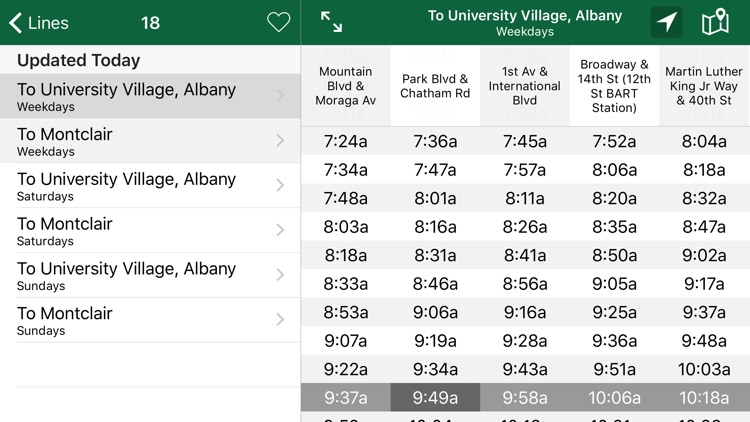 Schedules - AC Transit screenshot-4