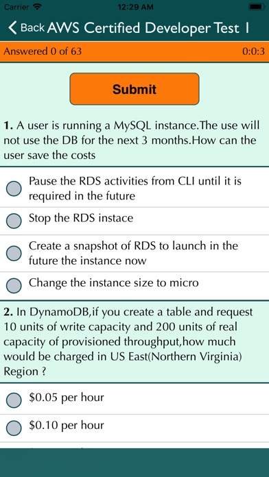 AWS Certification Practice screenshot 2