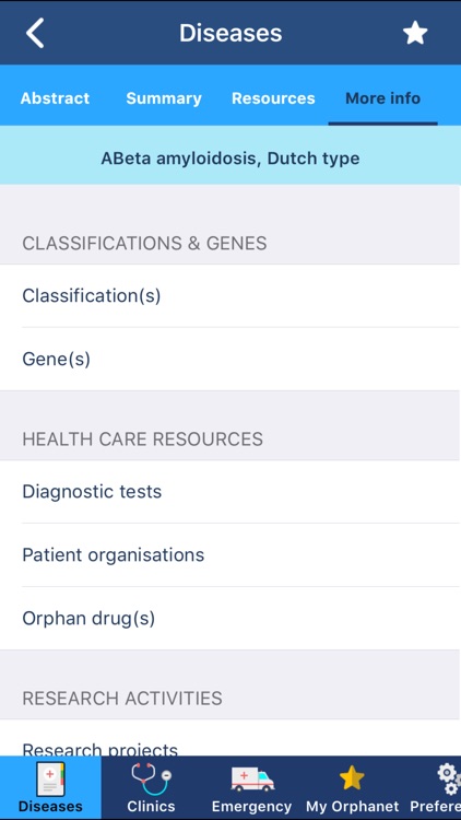 Orphanet screenshot-4