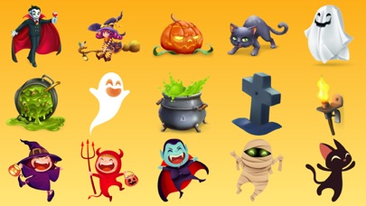 Halloween 100+ Stickers Party screenshot 2
