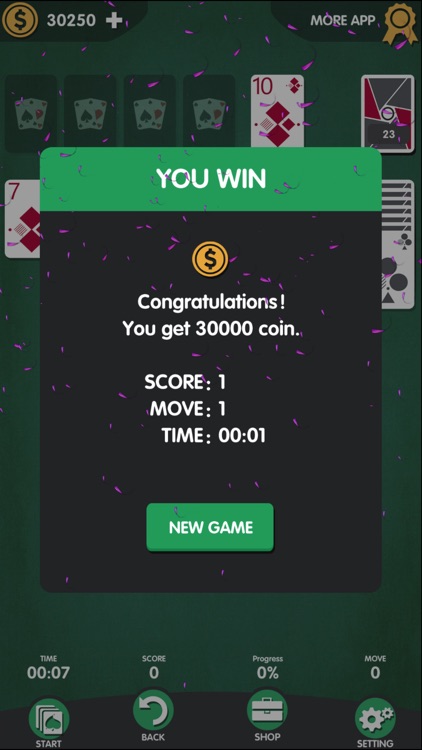 Tri Peaks Twist-Solitaire！ screenshot-3