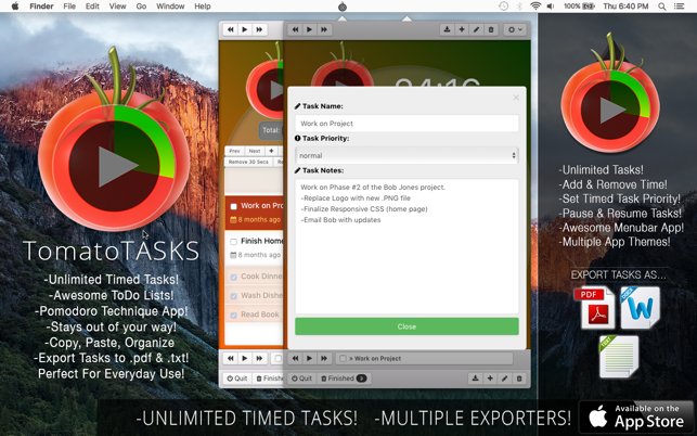 TomatoTasks - Menubar Timed-Task To-Do List(圖3)-速報App