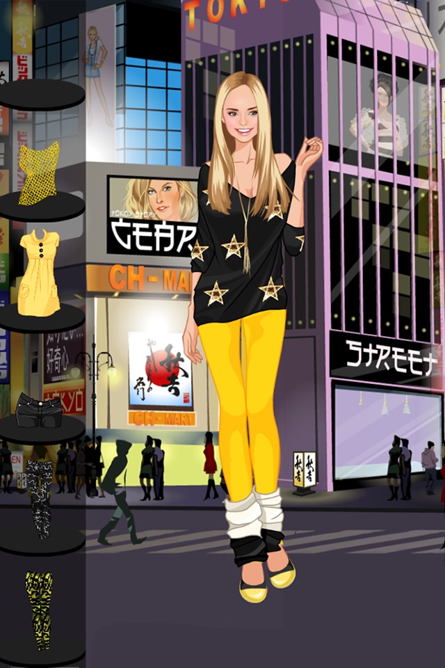 Big trip Sevelina dress up screenshot 4