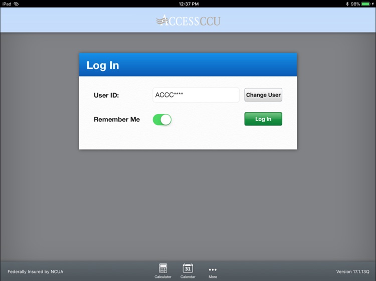 Access Community CU for iPad