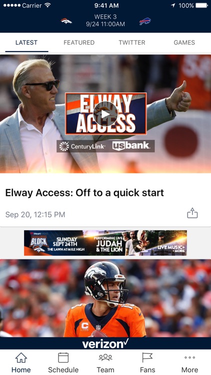 Denver Broncos 365 screenshot-3