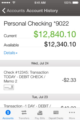 Bank X Mobile App screenshot 2