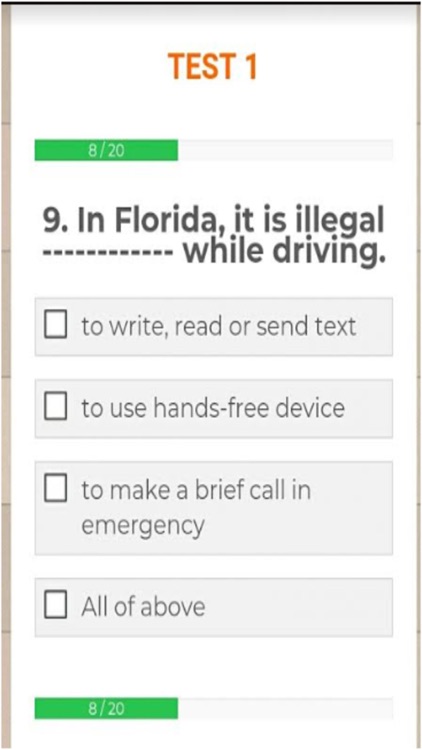 FL DMV PRACTICE DRIVING TESTS screenshot-5