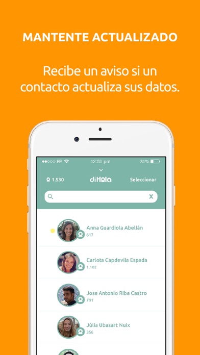 DiHola - Comparte tus datos screenshot 4