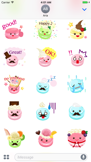 Sweet Macaroon Sticker(圖2)-速報App