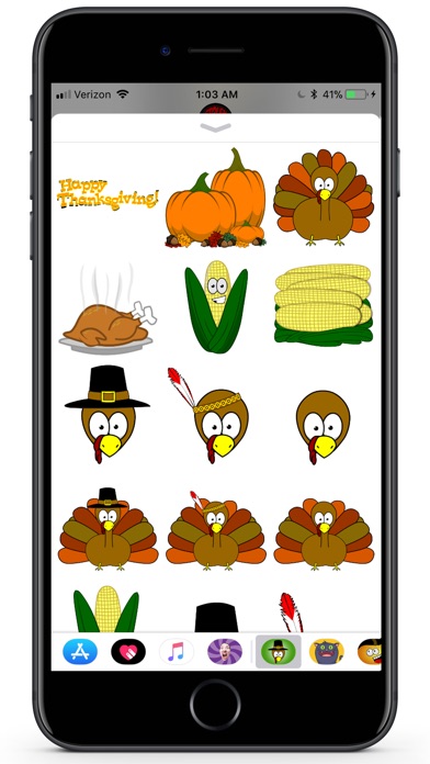 Thanksgiving Fun Stickers screenshot 2